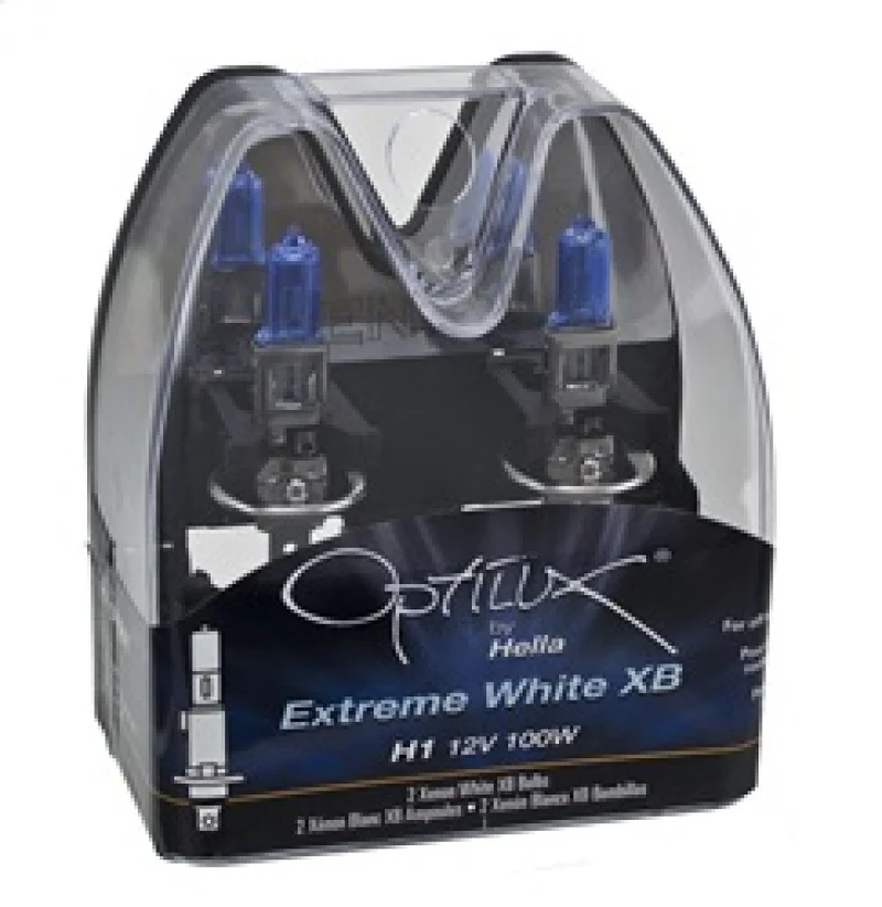 Hella Optilux H1 100W XB Extreme White Bulbs (Pair) - Image 20