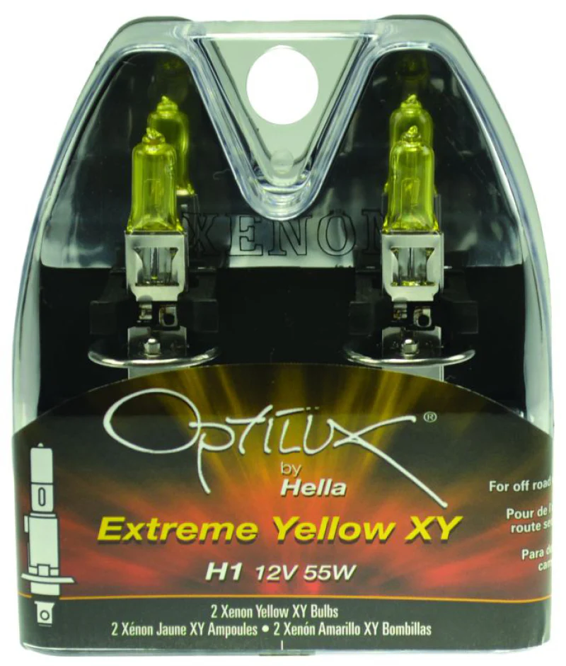 Hella Optilux H1 12V/55W XY Yellow Bulb - Image 24