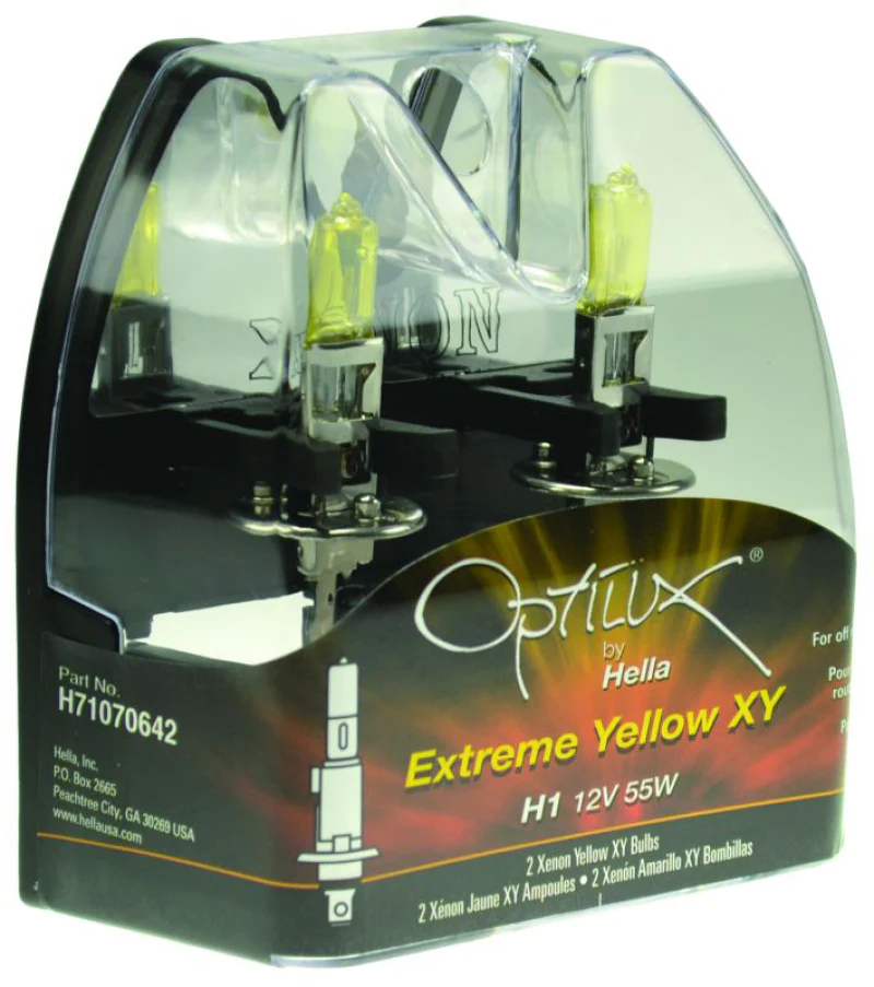 Hella Optilux H1 12V/55W XY Yellow Bulb - Image 26
