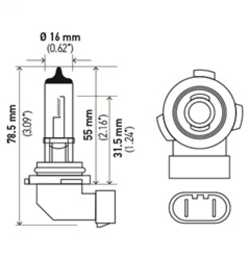 Hella Optilux H10 12V/42W XY Xenon Yellow Bulb - Image 18