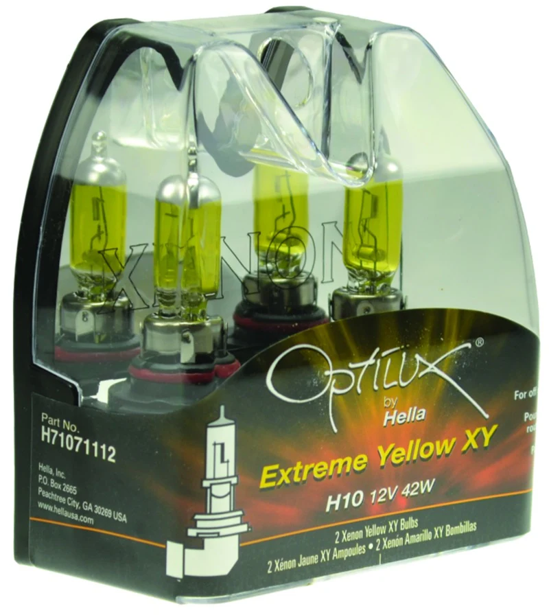 Hella Optilux H10 12V/42W XY Xenon Yellow Bulb - Image 2