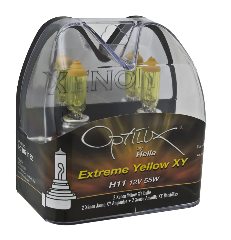 Hella Optilux H11 55W XY Extreme Yellow Bulbs (Pair) - Image 16