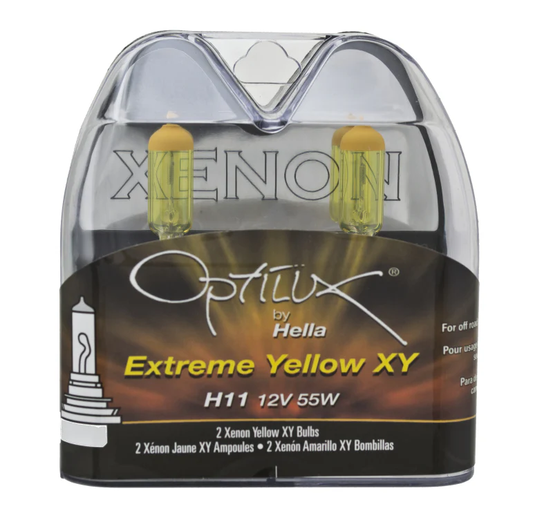 Hella Optilux H11 55W XY Extreme Yellow Bulbs (Pair) - Image 27
