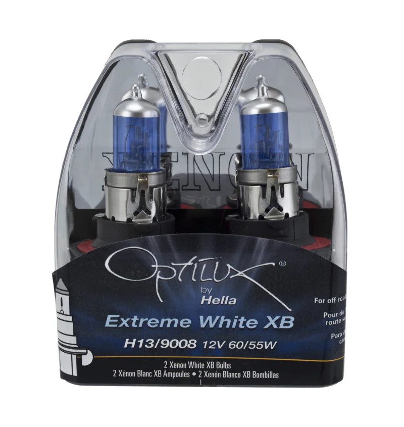 Hella Optilux H13/9008 12V 60/55W XB Xenon White Bulbs (Pair) - Image 15