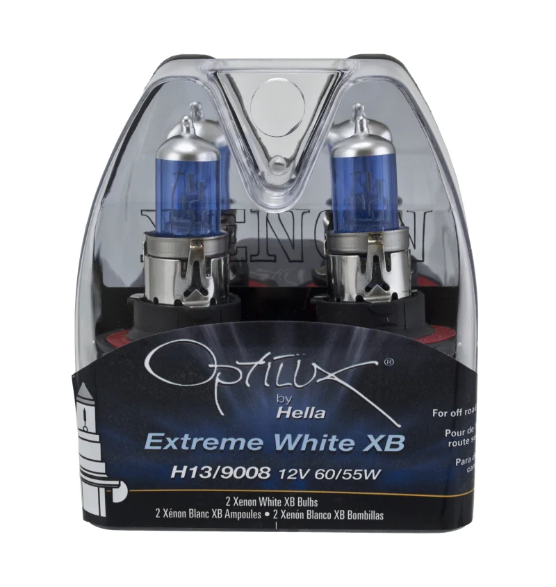 Hella Optilux H13/9008 12V 60/55W XB Xenon White Bulbs (Pair) - Image 17