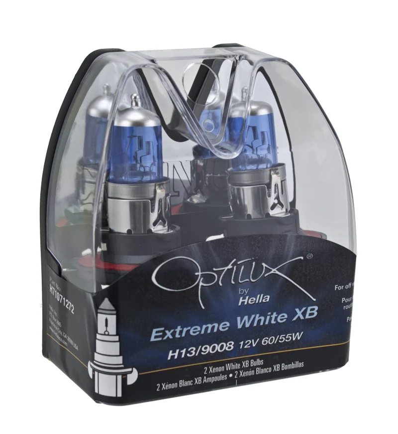 Hella Optilux H13/9008 12V 60/55W XB Xenon White Bulbs (Pair) - Image 23