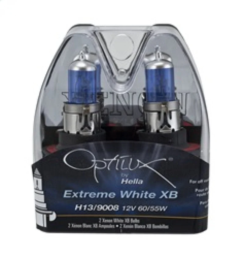 Hella Optilux H13/9008 12V 60/55W XB Xenon White Bulbs (Pair) - Image 25