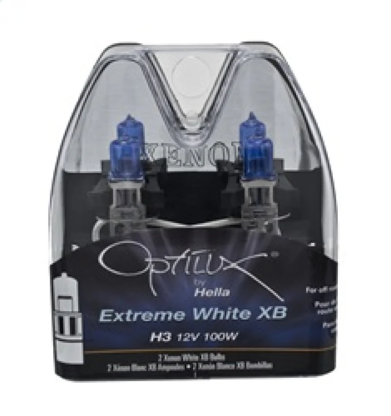 Hella Optilux H3 12V / 100W Xenon White XB Light Bulb - Image 13