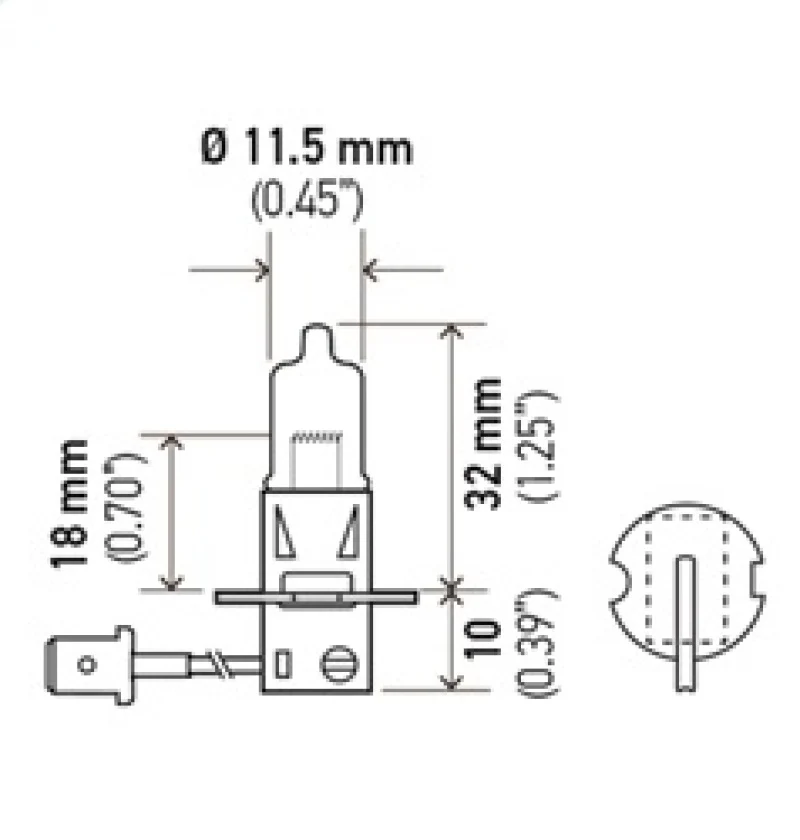 Hella Optilux H3 12V / 100W Xenon White XB Light Bulb - Image 15