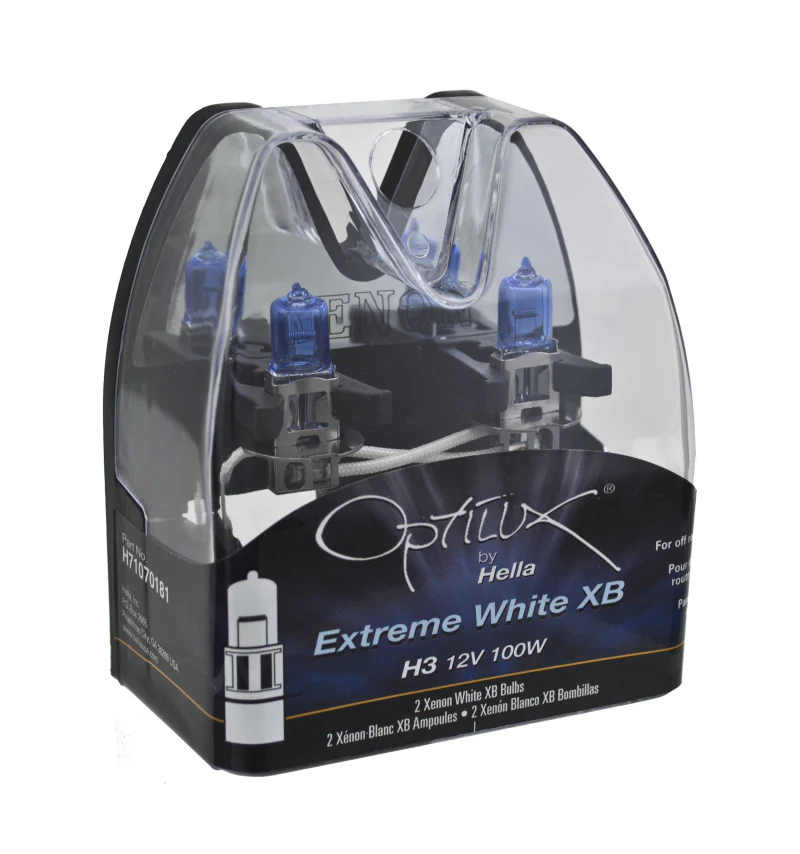 Hella Optilux H3 12V / 100W Xenon White XB Light Bulb - Image 17