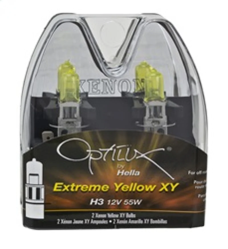 Hella Optilux H3 12V/55W XY Extreme Yellow Bulb - Image 25