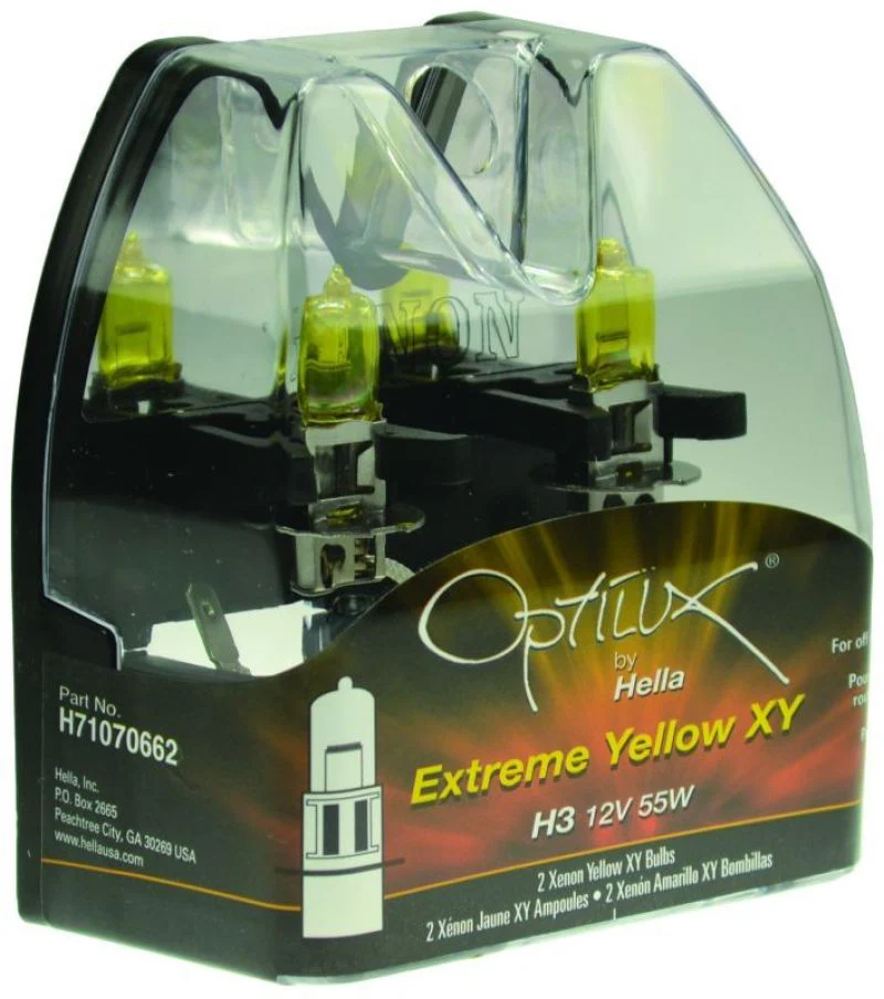 Hella Optilux H3 12V/55W XY Extreme Yellow Bulb - Image 3
