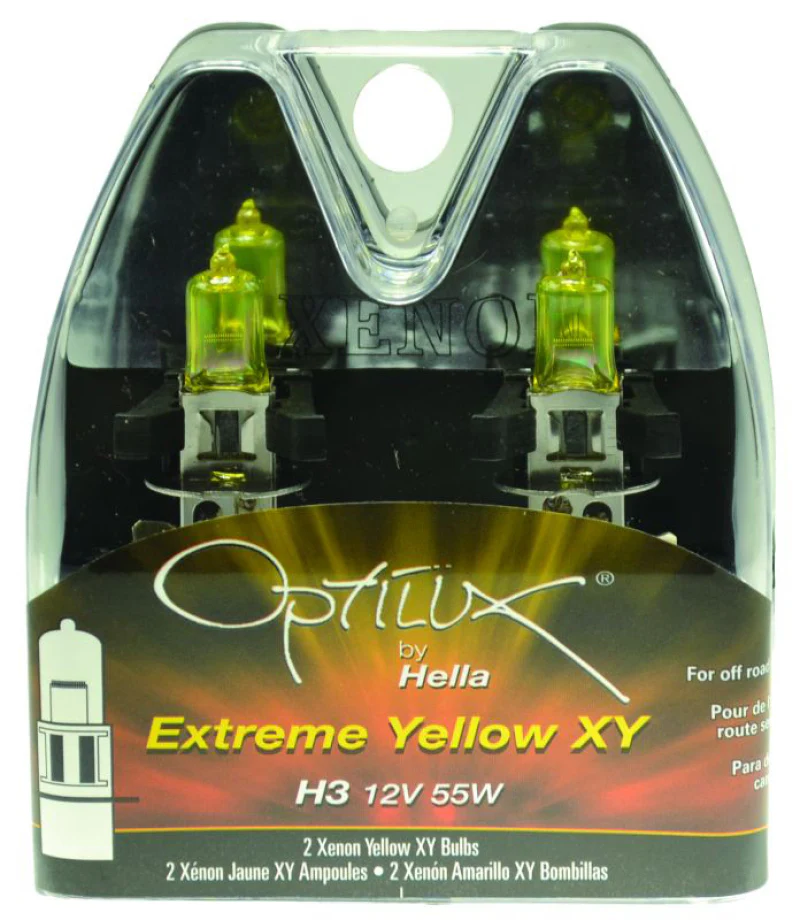 Hella Optilux H3 12V/55W XY Extreme Yellow Bulb - Image 9