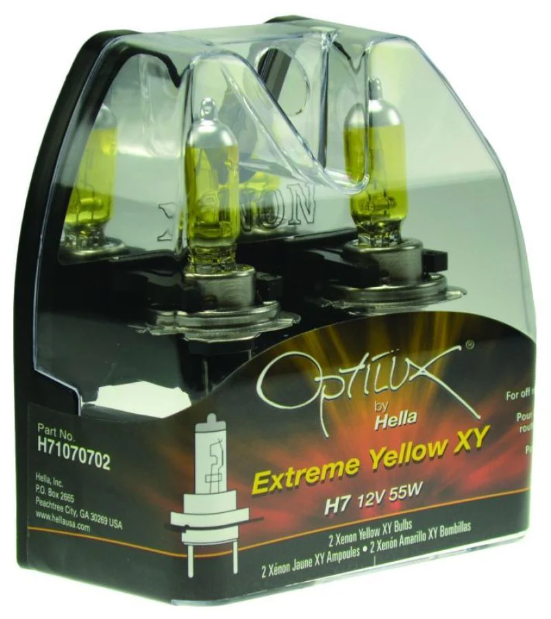 Hella Optilux H7 12V/55W XY Xenon Yellow Bulb - Image 6