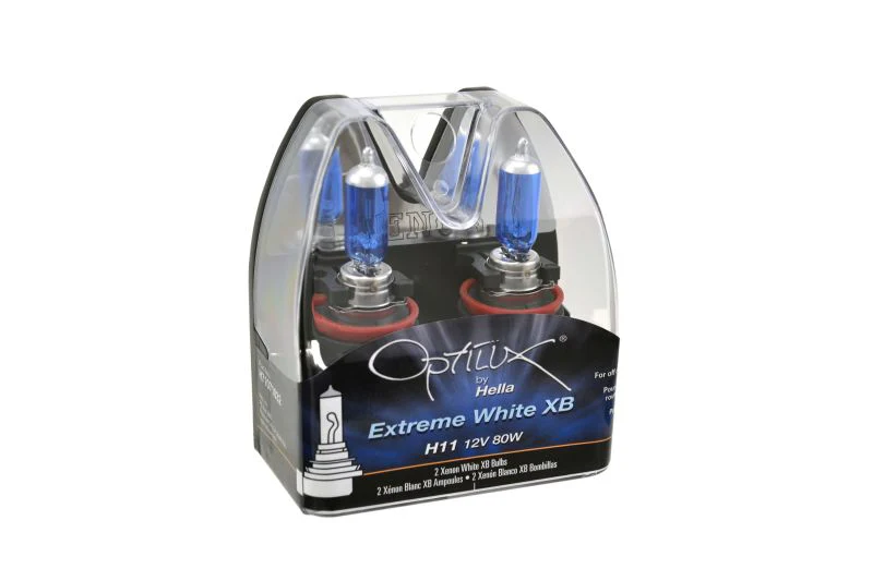 Hella Optilux XB Extreme Type H11 12V 80W Blue Bulbs - Pair - Image 8