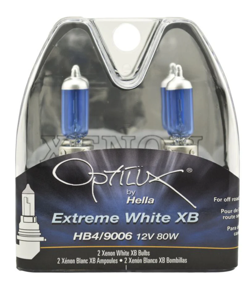 Hella Optilux XB White Halogen Bulbs HB4 12V 80W (2 pack) - Image 17