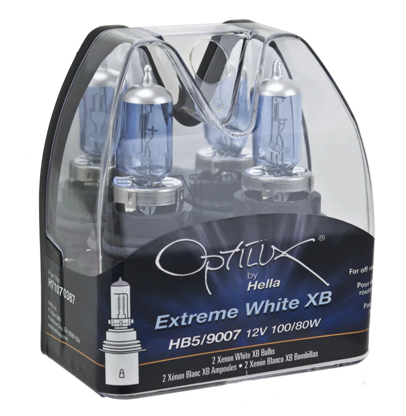 Hella Optilux XB White Halogen Bulbs HB5 9007 12V 100/80W (2 pack) - Image 31