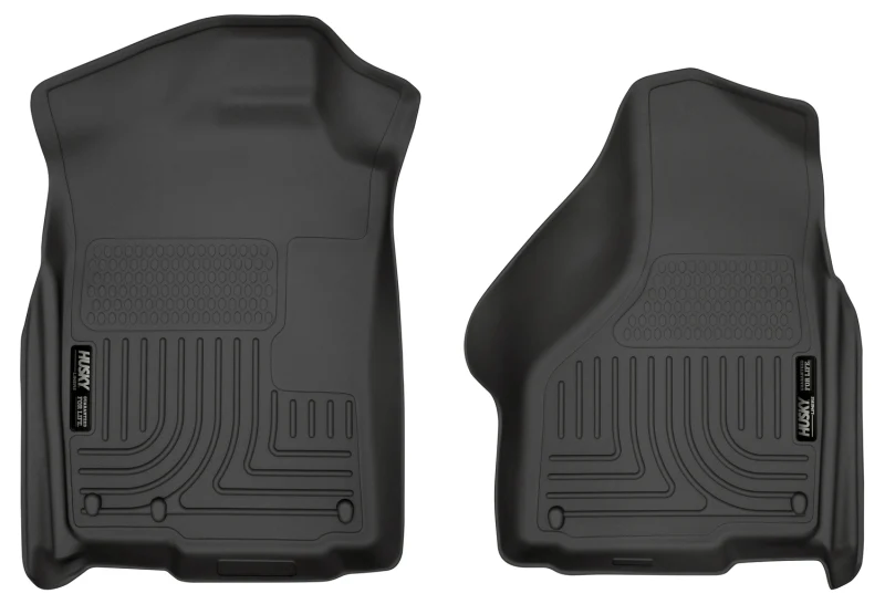 Husky Liners 03-12 Dodge Ram 1500/2500/3500 Series Regular/Quad Cab WeatherBeater Black Floor Liners - Image 2