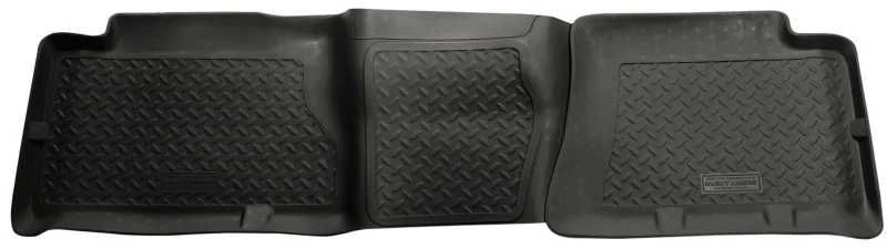 Husky Liners 04-06 Chevrolet Silverado/GMC Sierra HD Classic Style 2nd Row Black Floor Liners - Image 2