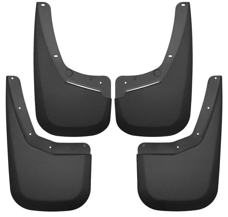Husky Liners 07-13 Chevy Silverado 1500 LT / 07-14 Silverado 2500HD Front & Rear Mud Guards - Black - Image 2