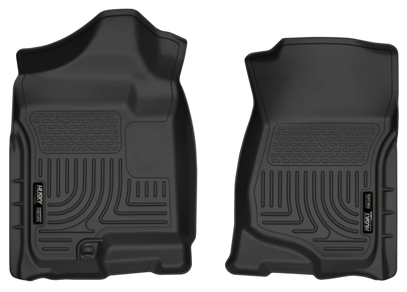 Husky Liners 07-14 Cadillac Escalade ESV/EXT Weatherbeater Black Front Floor Liners - Image 2
