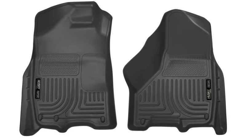 Husky Liners 09-10 Dodge Ram 1500/2500/3500 WeatherBeater Front Row Black Floor Liners - Image 2