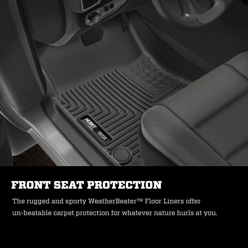Husky Liners 09-10 Dodge Ram 1500 Ext Cab WeatherBeater Black 2nd Seat Floor Liners - Image 9