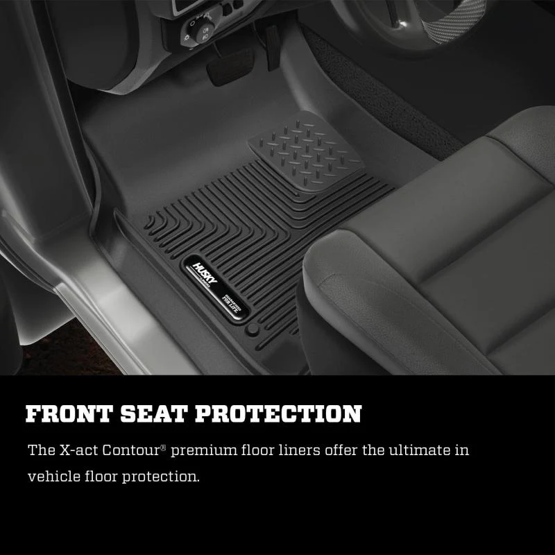 Husky Liners 09-14 Dodge Ram/Ram Quad Cab X-Act Contour Black Front Floor Liners - Image 3