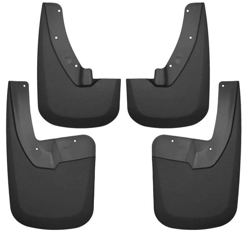 Husky Liners 09-17 Dodge Ram 1500/2500 Both w/ OE Fender Flares Front and Rear Mud Guards - Black - Image 2