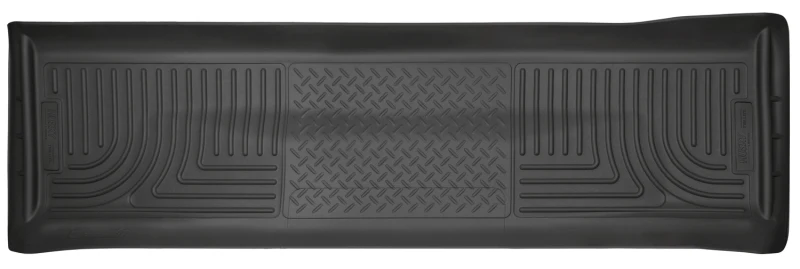 Husky Liners 11-15 Ford F250/F350/F450 Super Duty Crew Cab WeatherBeater Black 2nd Seat Floor Liners - Image 2