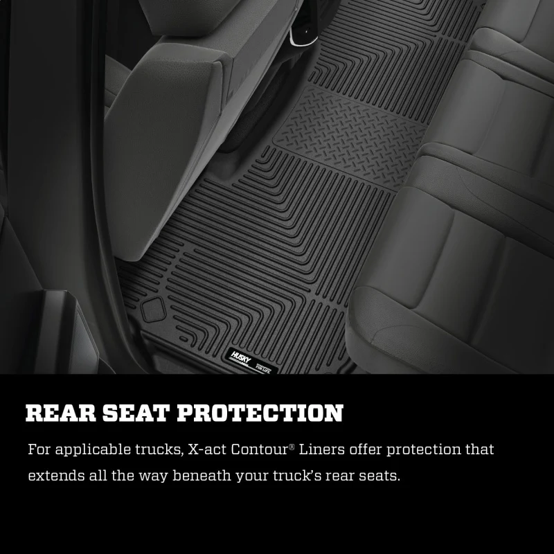 Husky Liners 12-13 Dodge Ram 1500/ 12 2500 & 3500 X-Act Contour Black Front Floor Liners - Image 15
