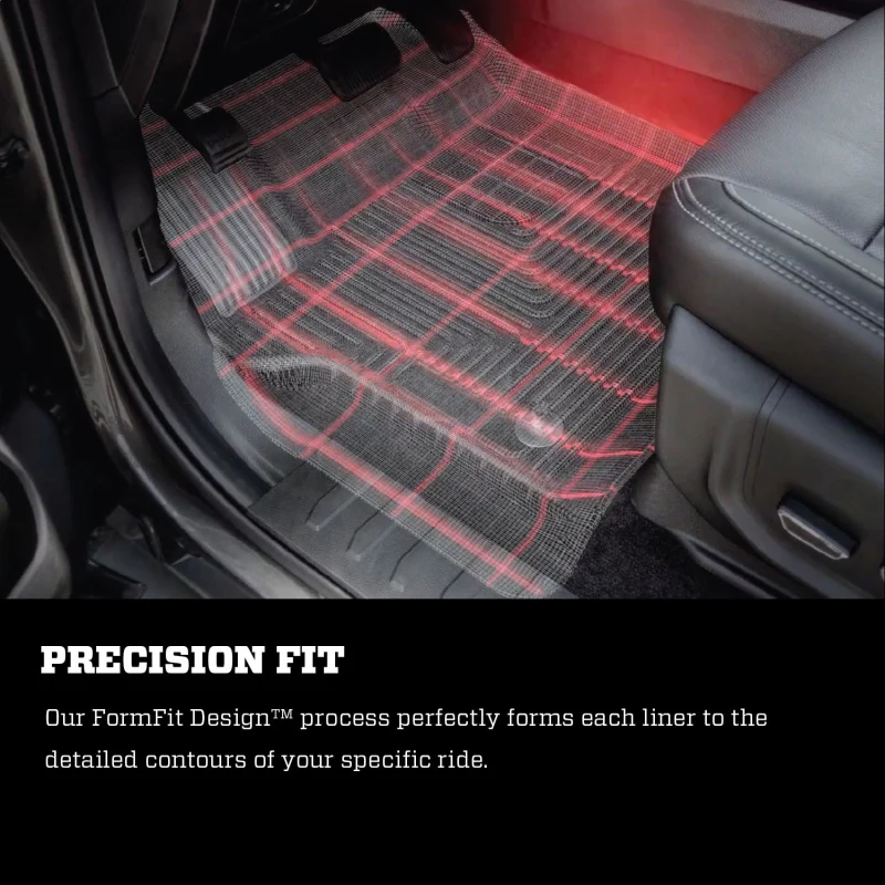 Husky Liners 14 Chevrolet Silverado 1500 / GMC Sierra 1500 X-Act Contour Black 2nd Seat Floor Liner - Image 3