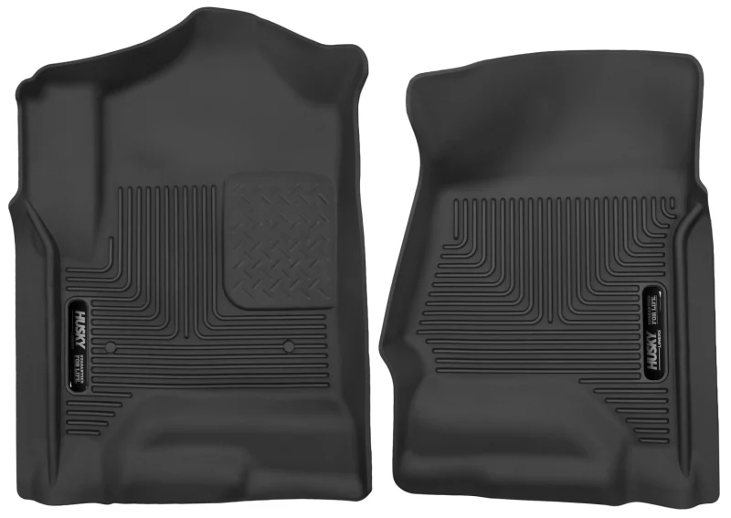 Husky Liners 14 Chevrolet Silverado 1500 / GMC Sierra 1500 X-Act Contour Black Front Floor Liners - Image 2