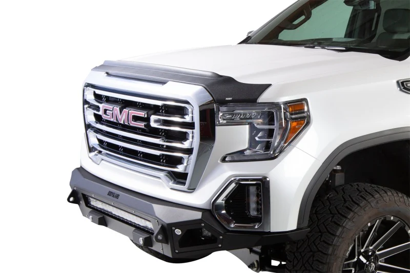 Husky Liners 15-18 GMC Sierra 2500/3500HD Excl Induction Sys Hood Aeroskin II Low Profile - Tex. Blk - Image 2
