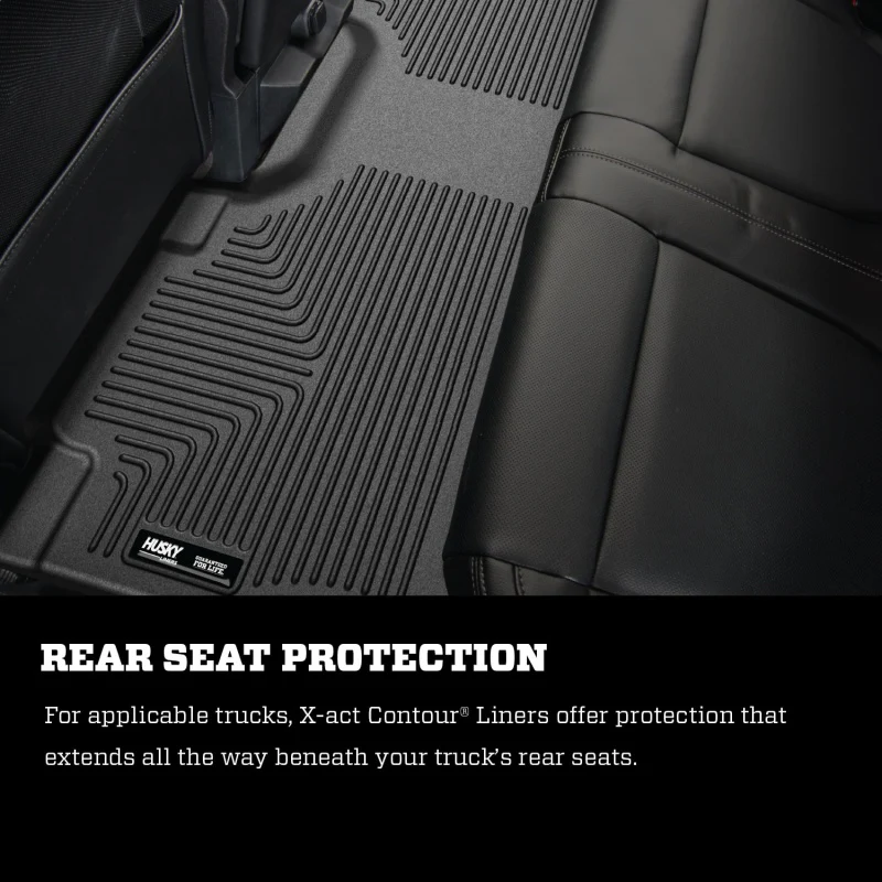 Husky Liners 15-23 Ford F-150 Super Cab X-Act Contour Black 2nd Seat Floor Liners - Image 17