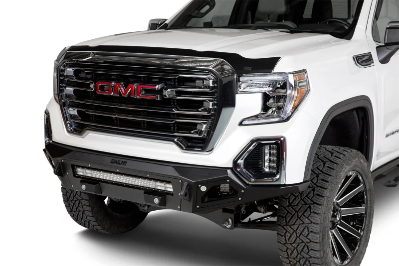 Husky Liners 17-18 GMC Sierra 2500/3500HD Dsl w/Induction Sys Hood Aeroskin Low Profile - Matte Blk
