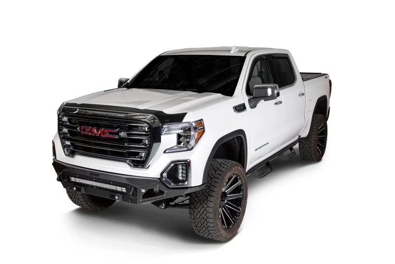 Husky Liners 17-18 GMC Sierra 2500/3500HD Dsl w/Induction Sys Hood Aeroskin Low Profile - Matte Blk - Image 2