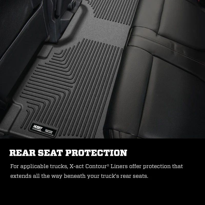 Husky Liners 19-21 GM Silverado/Sierra 1500/2500HD/3500HD X-Act Contour Front Floor Liners - Image 6