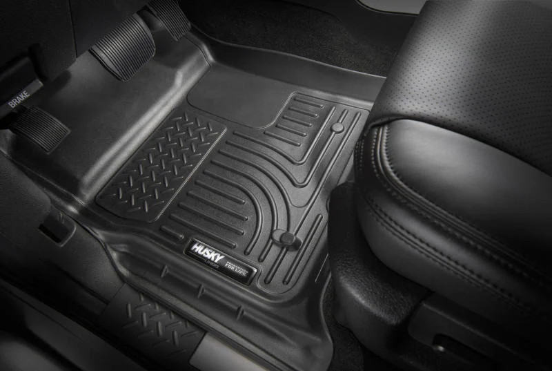Husky Liners 19-23 Chevrolet Silverado CC & DC / 19-20 GMC Sierra Center Hump Black Floor Liner - Image 11