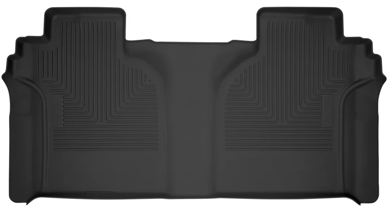 Husky Liners 19-23 Chevy Silverado 1500 CC X-Act Contour Black 2nd Seat Floor Liners (Full Coverage) - Image 2