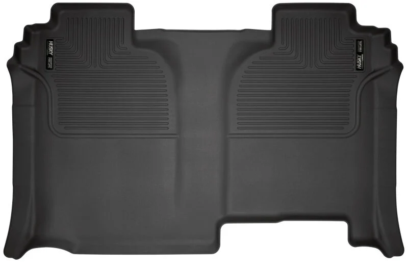 Husky Liners 19-23 GMC Sierra 1500 CC / 20-23 Sierra 2500/3500 HD CC w/o Store Box 2nd Seat Lner BLK - Image 2