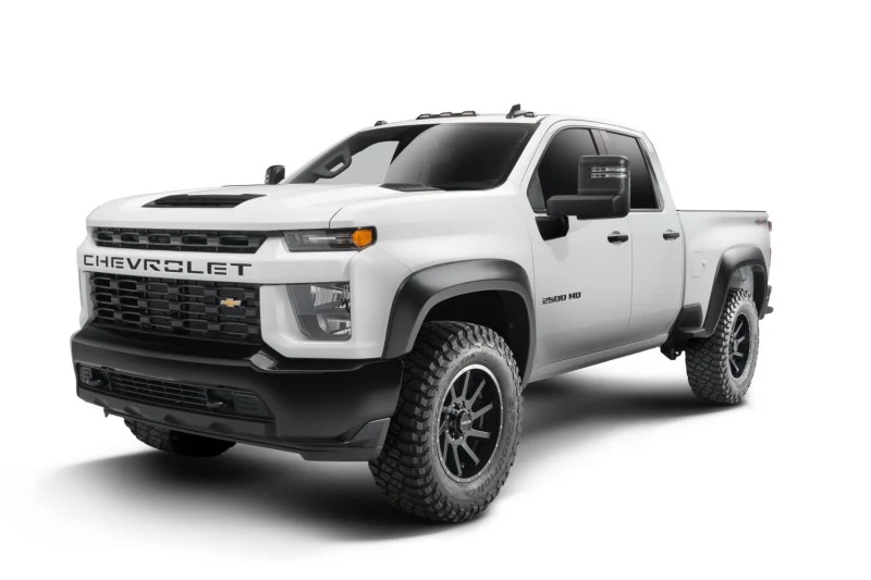 Husky Liners 20-25 Chevrolet Silverado 2500 HD Extend-A-Fender Flares 4pc - Blk