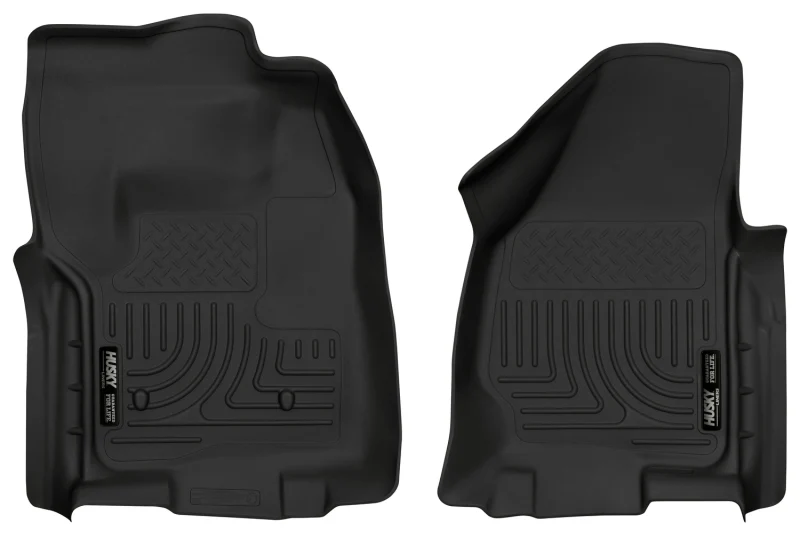 Husky Liners 2012.5 Ford SuperDuty/F-250/F-350 Regular Cab WeatherBeater Black Floor Liners - Image 2
