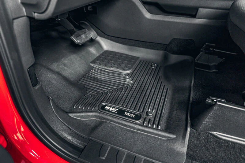 Husky Liners 2017 Ford F-250 Super Duty Crew Cab X-Act Contour Black Front & Rear Floor Liners - Image 4