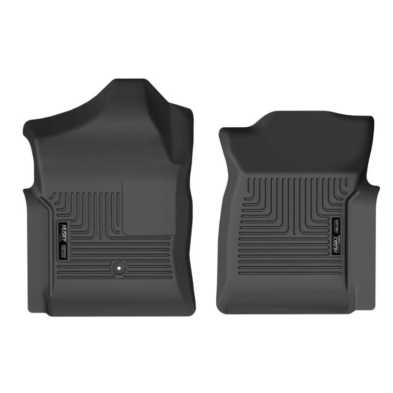 Husky Liners 99-06 Chevrolet Silverado 1500 Standard Cab WeatherBeater Front Floor Liners (Black) - Image 2