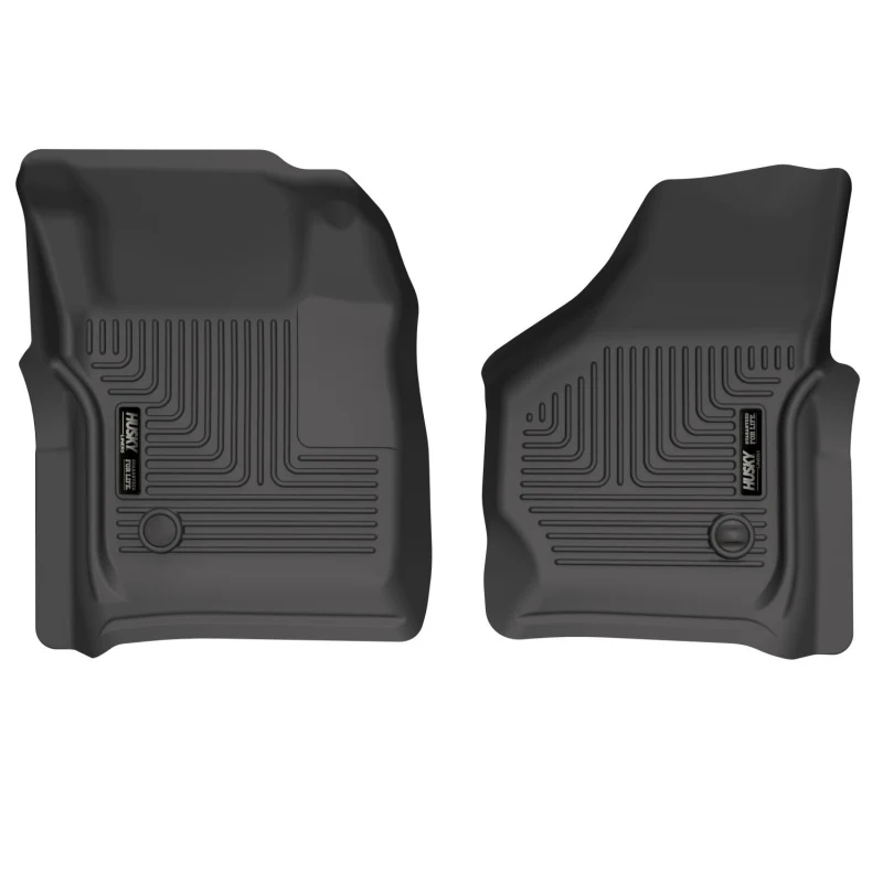 Husky Liners 99-07 Ford F-250 Super Duty Crew Cab WeatherBeater Front Floor Liners (Black) - Image 2