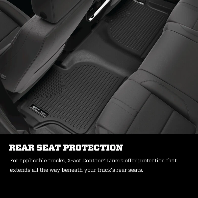 Husky Liners 99-07 Ford F-250 Super Duty Crew Cab X-act Contour Front Floor Liners (Black) - Image 19