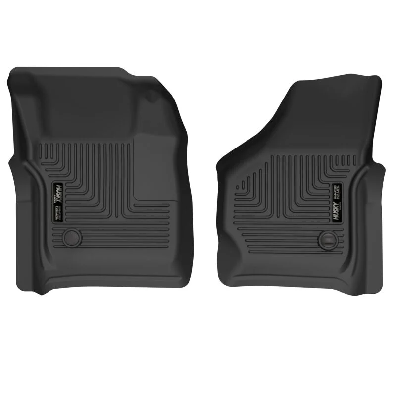Husky Liners 99-07 Ford F-250 Super Duty Crew Cab X-act Contour Front Floor Liners (Black) - Image 2