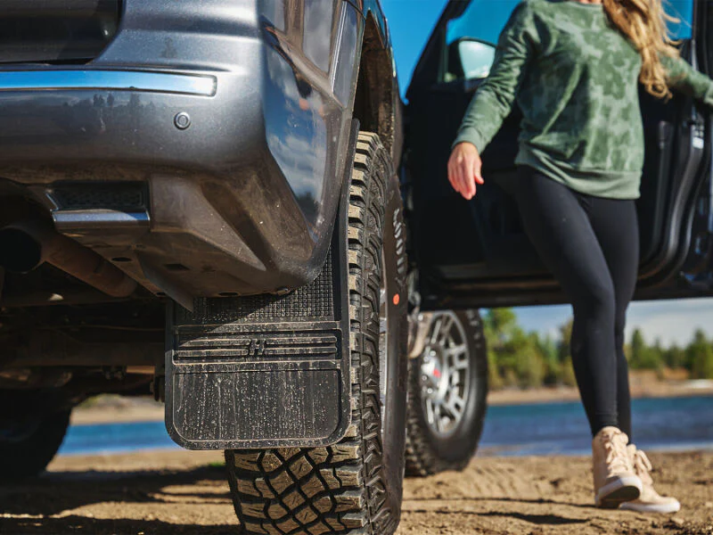 Husky Liners Universal 12in Wide Black Rubber Front Mud Flaps w/ Weight - Image 4