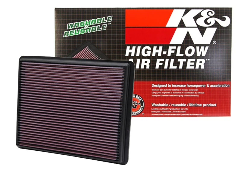 K&N 02-04 Cadillac / 99-10 Chevy/GMC Pickup / 99-01 Jeep Drop In Air Filter - Image 10